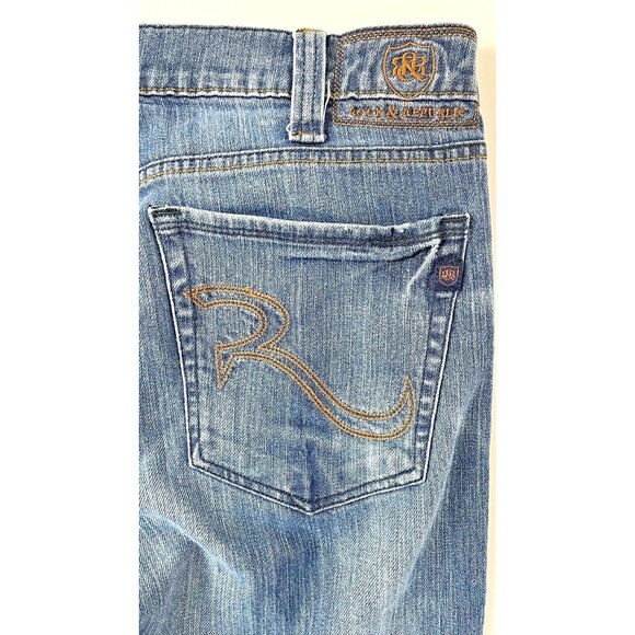 Rock & Republic Jagger Relaxed Straight Medium Wash Jeans - Men's Size 38x32 - Picture 4 of 8